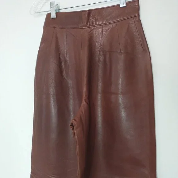 NWOT Vintage Ann Taylor Genuine Leather Pants